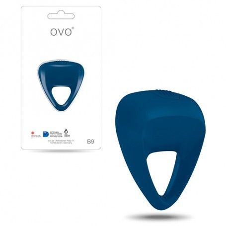 Image: OVO B9 PENIS RING BLUE on Prazer24 Sex Shop Online