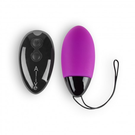 HUEVO VIBRATORIO MAGIC EGG MAX ALIVE CON MANDO A DISTANCIA MORADO