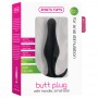 PLUG ANAL BUTT PLUG CON MANGO NEGRO PEQUEÑO