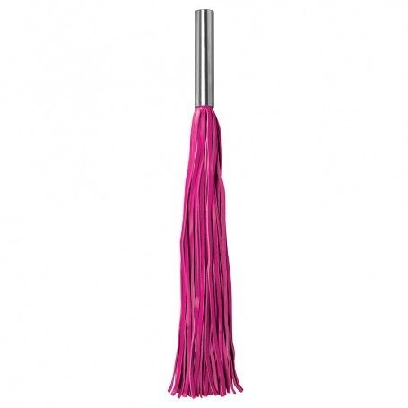 Image: CHICOTE OUCH! LEATHER WHIP METAL ROSA on Prazer24 Sex Shop Online