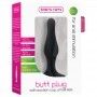 Image: BUTT PLUG WITH SUCTION CUP BLACK SMALL on Prazer24 Sex Shop Online