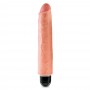 VIBRADOR REALISTA KING COCK VIBRATING STIFFY 10” BLANCO