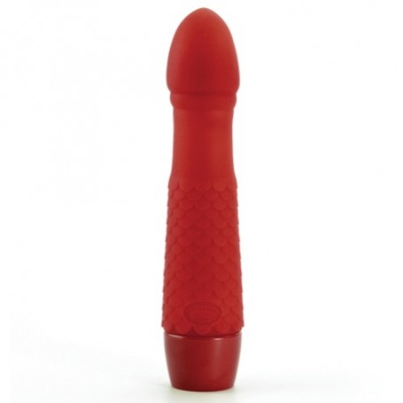 VIBRADOR BRIGIT VERMELHO EMBALAGEM BRANCA