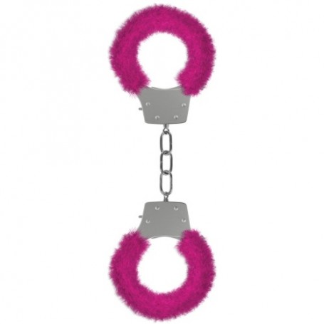 PLEASURE FURRY HANDCUFFS PINK