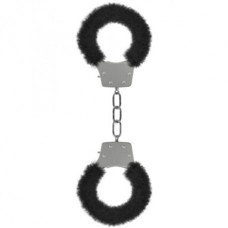 ALGEMAS COM PELUCHE PLEASURE FURRY HANDCUFFS PRETAS