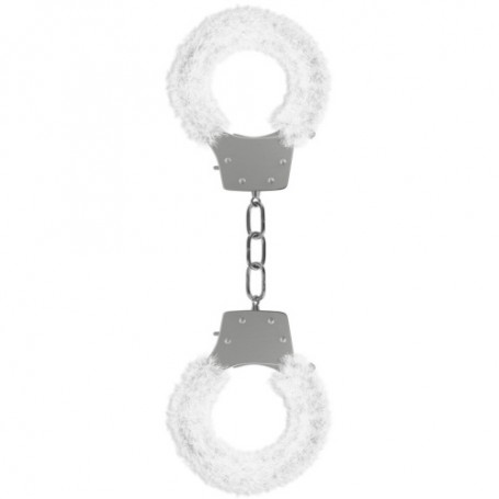 ALGEMAS COM PELUCHE PLEASURE FURRY HANDCUFFS BRANCAS