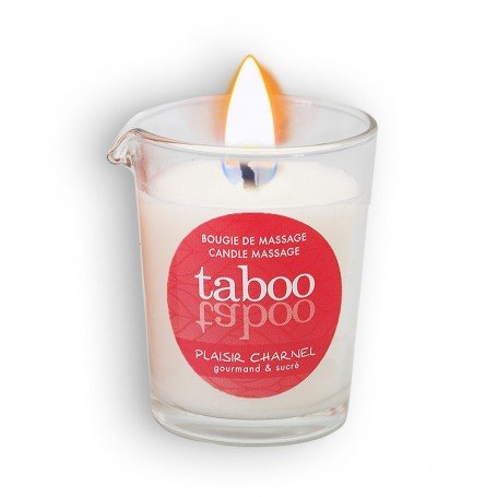 Image: VELA DE MASSAGEM TABOO PARA MULHER PLAISIR CHARNEL 60GR on Prazer24 Sex Shop Online