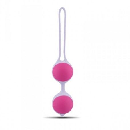 Image: ENJOY DOUBLE BI-BALLS STIMULATING BALL WHITE on Prazer24 Sex Shop Online