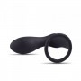 DARK SIDE P-RING VIBRATING ANAL PLUG WITH RING BLACK