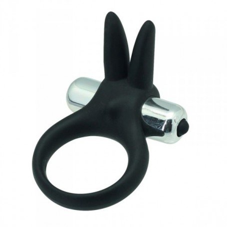 TIMELESS STRECHY RING VIBRATING COCK RING BLACK