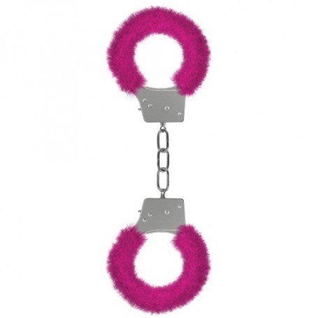 BEGINNER'S FURRY HANDCUFFS PINK