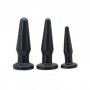 Image: 3 PIECE SET TIMELESS ANAL PLUGS BLACK on Prazer24 Sex Shop Online