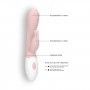 Image: LOVELINE JUICY RECHARGEABLE SILICONE VIBRATOR PINK on Prazer24 Sex Shop Online