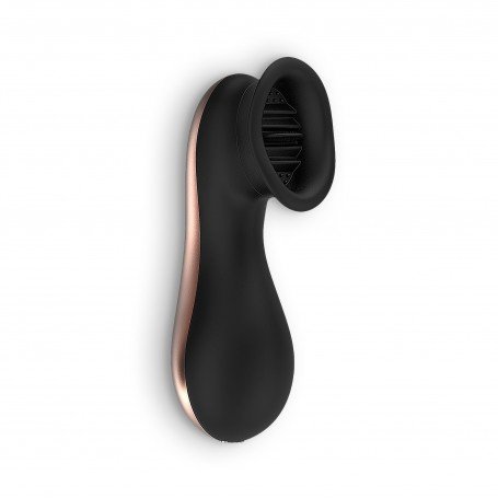 ELEGANCE DREAMY RECHARGEABLE ORAL SEX SIMULATOR BLACK