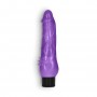 GC 8" FAT REALISTIC DILDO VIBE PURPLE