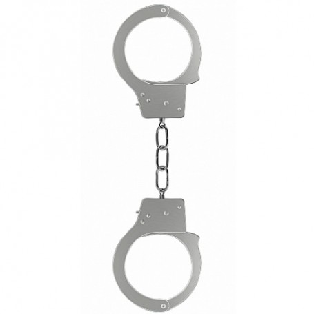 METAL BEGINNER'S HANDCUFFS SILVER