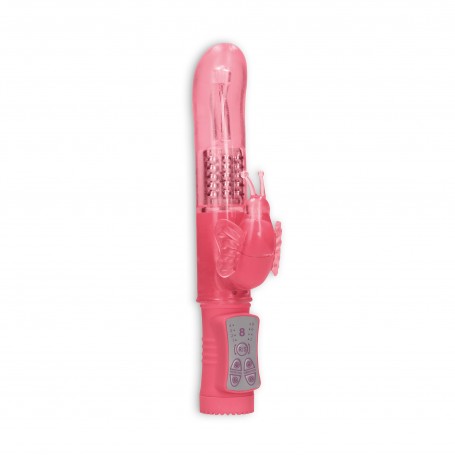 Image: SHOTS TOYS ROTATING BUTTERFLY VIBRATOR PINK on Prazer24 Sex Shop Online